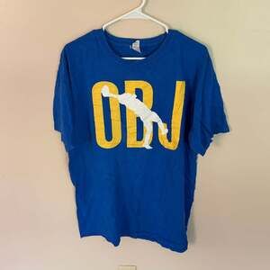 Tobin Clothing Blue Los Angeles Odell Catch Logo T Shirt